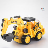 ProudNada Toys ของเล่นเด็กรถก่อสร้างแม็คโครชนถอย มีเสียง มีไฟ TRUCK ELECTRIC ENGINEERING TOYS NO.777-52