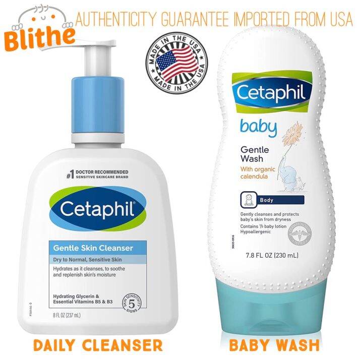 Cetaphil face wash Hydrating Gentle Skin Cleanser baby wash and shampoo