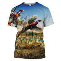 2023 NEW Mens Casual Short Sleeved T-shirt Fashion Pullover 3d Printed Retro Summer Wildlife Pattern fashion t-shirt