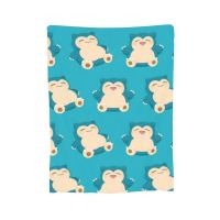 2023 in stock    Snorlax Micro Fleece Blanket Flannel Ultra-Soft Warmth Throw Blanket for Sofa Bed in Home，Contact the seller to customize the pattern for free