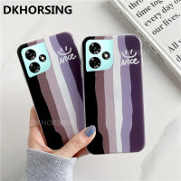 DKHORSING ปลอกอ่อนใหม่สำหรับ Realme C53ซิลิโคน TPU เคสโทรศัพท์ REALMEC53 2023ลายแถบน่ารักฝาหลังเคสกันกระแทกมือถือ