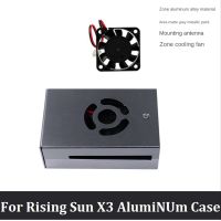 Development Board Main Control Chassis with Cooling Fan for Rising Sun X3 Pi Development Board Without Antenna Dust Protection Shell