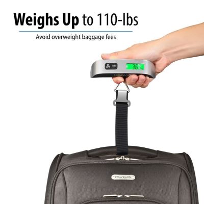 yaya (เครื่องชั่งกระเป๋า) เครื่องชั่งกระเป๋าดิจิตอล แบบพกพา Electronic LCD Luggage Scale 50 Kg/10g