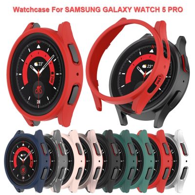 Smartwatch Cover For Samsung galaxy watch 5 pro 45mm PC Watchcase for galaxy watch 5pro watch5pro 45mm case bumper Protector