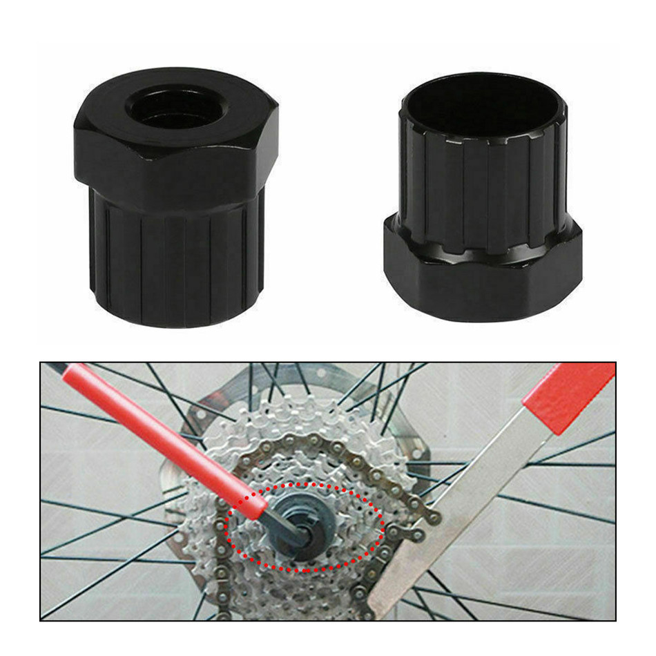2× Bicycle Freewheel Socket Bike Rear Cassette Cog Remover Cycle Hub Repair Tool 