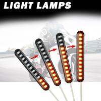 [ANYA Auto Parts] 4x LED 12V รถเบรค/ย้อนกลับไฟป้ายทะเบียนไฟเลี้ยวรถจักรยานยนต์ลำดับไหลไฟท้ายไฟเบรค