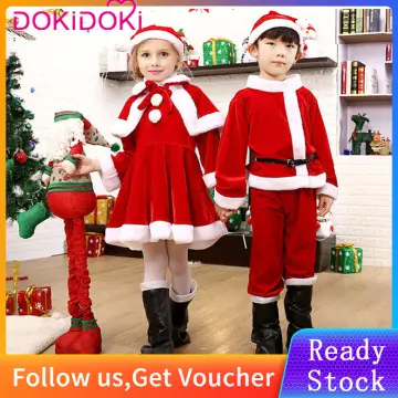 Girls on sale santa suit