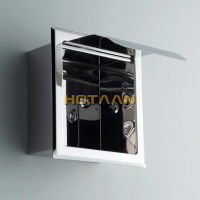 Luxury SUS 304# Stainless Steel Bathroom Toilet Roll Paper Holder Box Concealed Wall Mounted Recessed Wall Embedded YT-1092