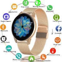 卐☃✺ 2023 Smart Watch Round Women Waterproof Smartwatch Men Women Fitness Tracker Blood Pressure Monitor for Android IOS Smart Clock