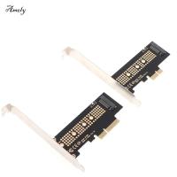 AMELY กับ Baffle กับสกรู2230-2280 M 2อะแดปเตอร์ M.2 X1/X4/X16 NVME ฮาร์ดไดรฟ SSD ไปยัง PCI-E M 2 NVME ไปยัง PCI-E อะแดปเตอร์การ์ดเชื่อมต่อ PCI-E การ์ดขยาย