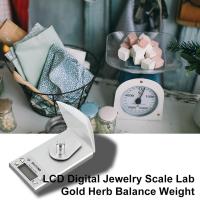 Portable 10G 50G/0.001g High Precision LCD Digital Scale Electronic Scales Measuring Weight Jewelry Scale Herb Balance Weight Luggage Scales