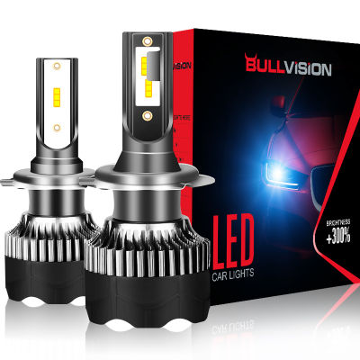Bullvision H7 H4 Led 20000lm Headlight H11 9005 9006 Turbo Led HB3 HB4 Fog Lamp Car Bulb H8 H9 Ice Lamp For Auto Moto CSP Chips
