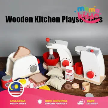 Children Role Play Wooden Kitchen Toy Pretend Mini Kitchen Cooking Toy  Bread Maker Coffee Machine Blender Kids Educational Toys - Buy Children  Role Play Wooden Kitchen Toy Pretend Mini Kitchen Cooking Toy