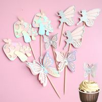 【CW】▲✙♚  3Pcs/set Elves Paper Happy Birthday Decorating Tools Wedding Baking Supplies