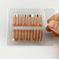 Hot Selling 20Pcs 14AK 15AK Mig Mag  Welding Torch   Contact Tip M6 Copper 0.6/0.8/1.0/1.2Mm