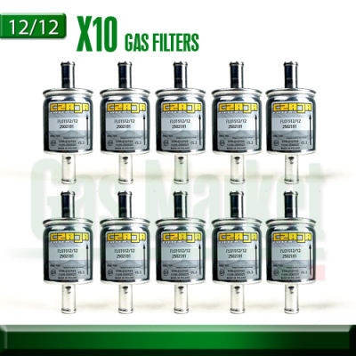 กรองแก๊ส CZAJA LPG/NGV ขนาด 12*12 มม 10 ชิ้น - ขายส่ง - x10 CZAJA Gas Filter 12*12