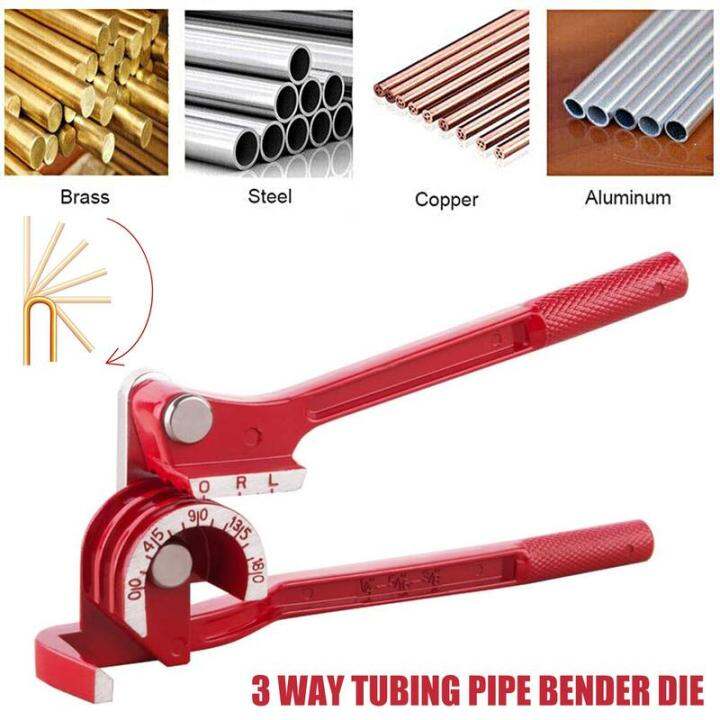 Tube Bender 0180 Degree 1/4" 5/16" 3/8" Pipe Bender Manual High