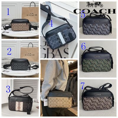TOP☆New One Shoulder Bag Mens Fashion Cross Body Camera Bag Double Compartment 4149 9965 CF484