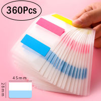 360Pcs สีสัน Sticky Notes Memo Pad Self Adhesive Bookmark Memo สติกเกอร์ที่คั่นหน้าโรงเรียนสำนักงานเครื่องเขียนนักเรียน-kxodc9393