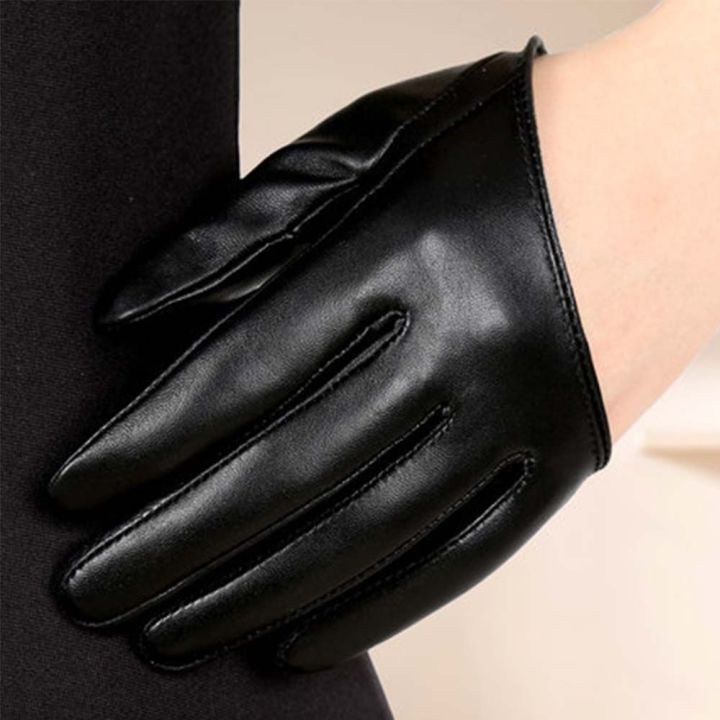 vba5730-ทอง-เศษไม้-ผู้หญิง-ผู้หญิง-หญิง-ฤดูหนาว-ถุงมือห้านิ้ว-ถุงมือครึ่งฝ่ามือ-ถุงมือผู้หญิง-ถุงมือหนัง