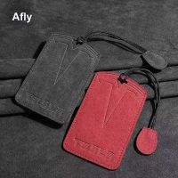 Afly ที่ใส่กุญแจการ์ดรถสำหรับ Tesla รุ่น Y 3 2023หนังนิ่มการ์ดรถกุญแจฝาครอบตัวป้องกันเคสพวงกุญแจเคสกุญแจอุปกรณ์เสริมเทสลา