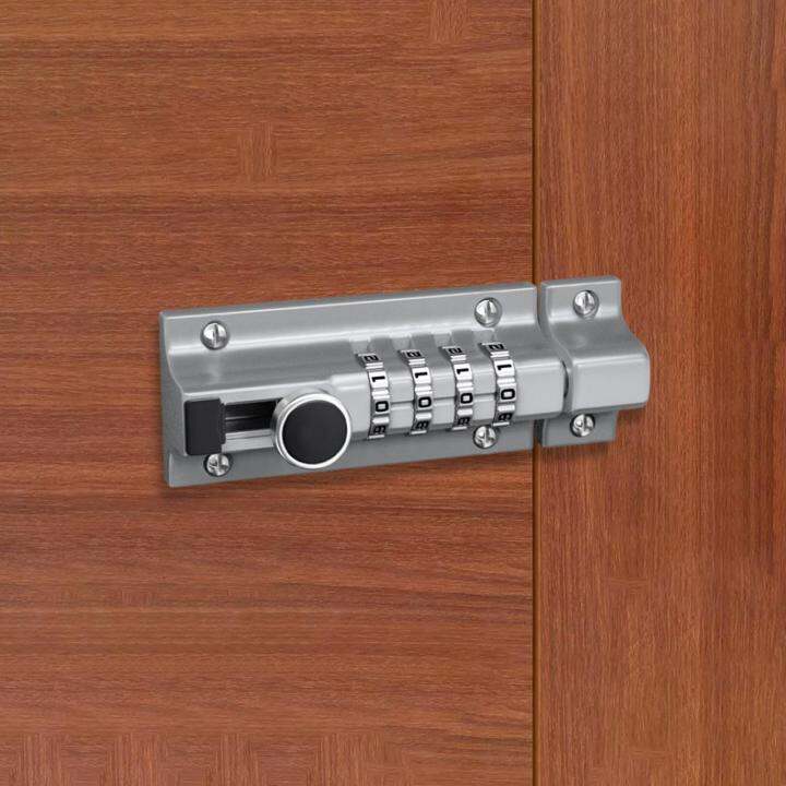 Moon Gemgem Combination Locking Bolt Barrel Bolt Door Latch Cabinet Password Lock Household