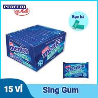 Sing gum Mentos Fresh Action hương bạc hà mạnh hộp 15 vỉ x 8 viên thumbnail