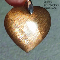 Natural Black Sunstone Orange Moonstone Pendant Gold Moonstone Heart Water Drop Women 925 Silver Crystal Super 7 AAAAAA