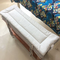 Striped Garden Bench Cushion Shoe Changing Stool Sofa Recliner Cushion 4cm2cm Thick With Fixing Straps Can Be Customized Size