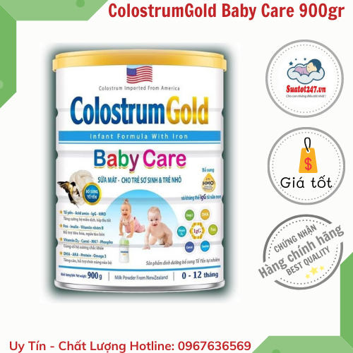 Sữa bột colostrumgold baby care 900gr dành cho trẻ từ 0-12 tháng tuổi - ảnh sản phẩm 1
