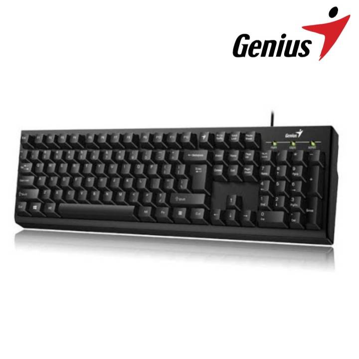 genius-kb-100-ให้สัมผัสการพิมพ์ที่สบาย-แม่นยำ-ด้วยปุ่มกดที่ออกแบบอย่างดีเยี่ยม-ทนทานด้วยดีไซน์ป้องกันน้ำหรือของเหลวหกใส่