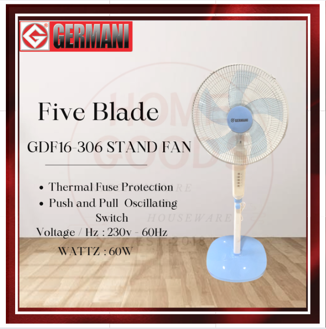 HOMEGOODS [1PC] High Performance Electric Fan High Speed Electric Fan / Stand Fan / Cooling Fan