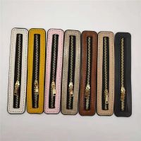 ☈ 1Pcs Custom DIY Zipper For Woven Bag Hardware PU Leather Zipper Accessories Clothes Woven Bag Sewing Accessories High Quality