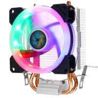 พัดลมระบายความร้อน Cpu ฮีทซิงค์พัดลม2/4/6ท่อร้อนทองแดง3/4pin พัดลม Rgb Cooler สำหรับ Intel 775/1150/1151/1155/1156/1366 Amd แพลตฟอร์มทั้งหมด