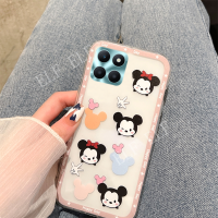 เคสสำหรับ Honor TPU เนื้อนิ่มโปร่งใสอินเทรนด์ใหม่2023 X6a สร้างสรรค์เคสโทรศัพท์รูปตัวการ์ตูนน่ารัก X6A / X5Plus / 90 5G / 90 Lite / 70 Lite ฝาปิดซิลิโคนแบบใส HONOR X5 Plus