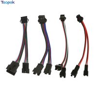 5pcs 2Pin 3Pin 4Pin 5Pin SM Splitter 1 To 2 LED Connector JST Male Female Connector Wire Cable