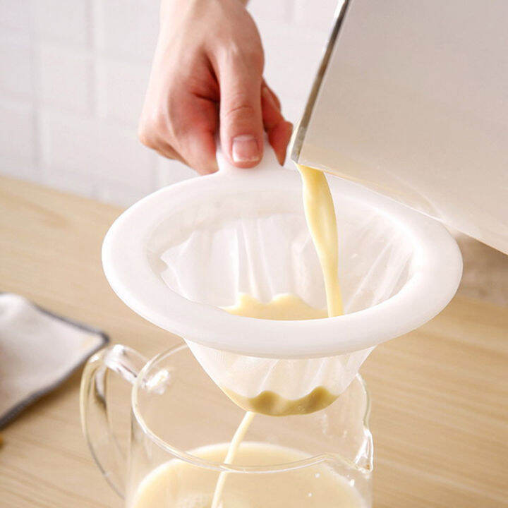 🇲🇾🐱 Soy Milk Filter Multifunctional Funnel Soy Milk Fruit Wine Filter