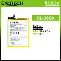 แบตเตอรี่ Battery for Infinix Hot 6 Pro / Hot S3 BL-39GX + ฟรีเครืองมือ /ประกัน6 เดือน