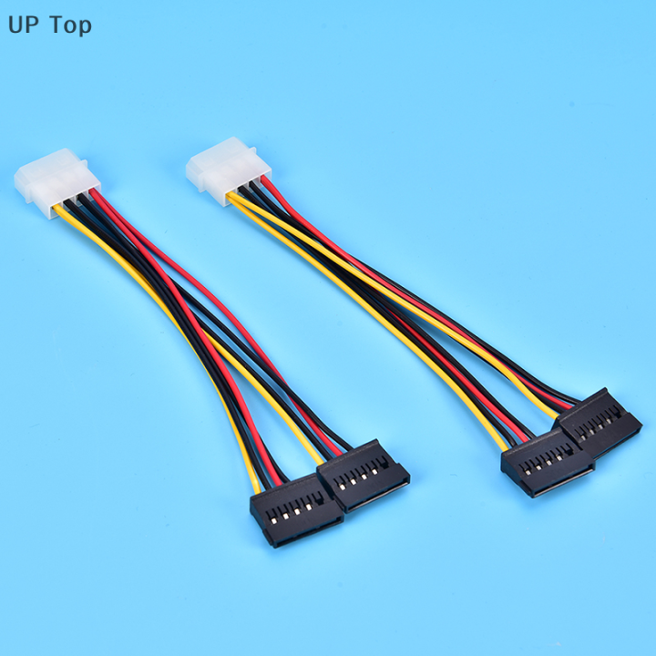 ด้านบน-ขายดี4pin-เป็น2-sata-อำนาจคู่-y-แยกสายอะแดปเตอร์-otg-นำ2ทาง4-pin-15ขา