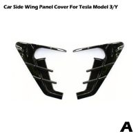 Car Accessories For Tesla Model 3 /Y 2021 Camera Flanks Car Side Wing Panel Cover Spoiler Dust Cover Decoration Modificatio C9P6