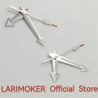 LARIMOKER นาฬิกาเงินมือสีเขียวส่องสว่างพอดีกับ NH35 NH36 ETA2824 Miyota8215 2836 8205 821A Mingzhu DG2813เคลื่อนไหว3804