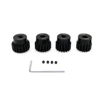 4PCS 48P 3.17mm RC รถมอเตอร์เกียร์ Pinion 16T 17T 18T 19T สำหรับ 1/10 RC Crawler รถ Axial SCX10-final1