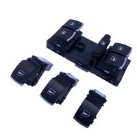 1Set Chrome Electric Power Master Window Switch For Jjetta Golf MK5 MK6 Gtirait Passat B6 Tiguan 5ND 959 857 5ND 959 855