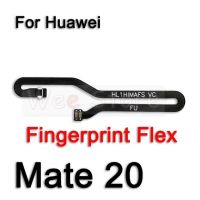 เซ็นเซอร์ตรวจสอบลายนิ้วมือสายยืดหยุ่น Id สัมผัสสำหรับ Huawei Mate 20 Lite Pro ชิ้นส่วนโทรศัพท์กลับบ้านด้วยการเชื่อมต่อที่สำคัญ