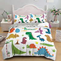 3D Cartoon Dinosaur For Kid Bedding Set Duvet Cover Pillowcase King Queen Twin Size Bed Sets 23pcs