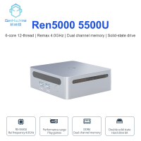 GenMachine Ren5000คอมพิวเตอร์ขนาดเล็ก5500U Ryzen5 AMD 5500U CPU 2.1GHz สูงถึง4.0GHz Windows 11Pro DDR4 64GB WiFi6 NUC เกม PC