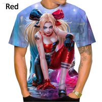 2023 NEW New Casual T-shirt Short Sleeve Round Neck Print "joker 3d Harlequin" And Women. brand new T-shirt