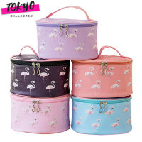 tokyosellectedshop(T842) -L3 กระเป๋าจัดระเบียบอเนกประสงค์ลายฟามิงโก้สุดน่ารัก