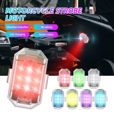 【CW】Wireless Remote Control LED Strobe Light for Motorcycle Car Bike Scooter Anti-collision Warning Lamp Flash Indicator Waterproof
