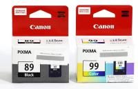 Canon PG-89 BK CL-99 CO ตลับหมึกอิงค์เจ็ทชุดสี (แพ็คคู่) ประกันศูนย์ Canon E560